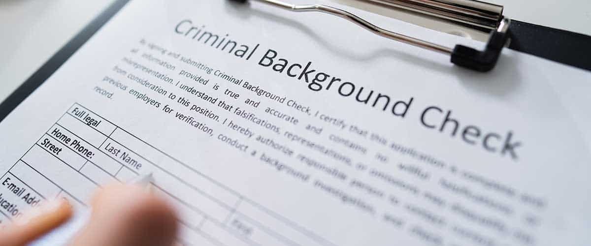 Criminal background check