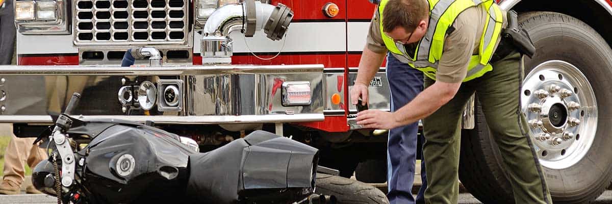 Negligence in a motorcycle wreck hit by a car