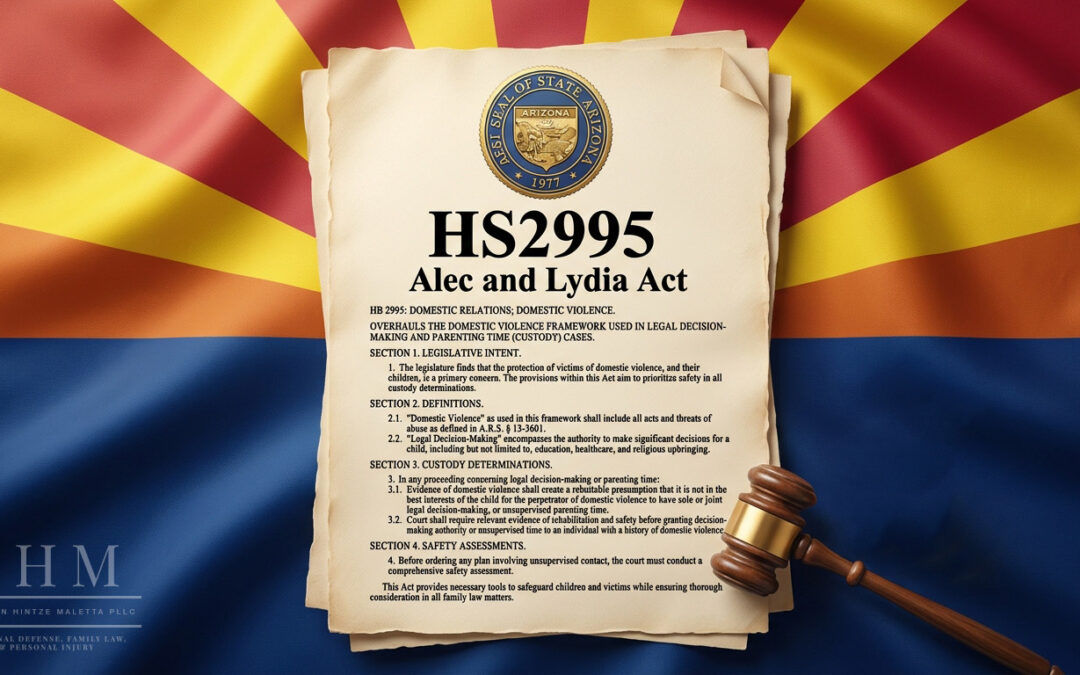 How HB2995 Arizona May Affect Custody Cases Involving Domestic Violence